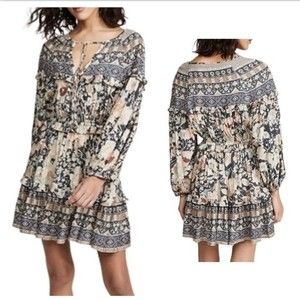 Spell & The Gypsy Amethyst Dress in Nightfall Boho Flowy XS